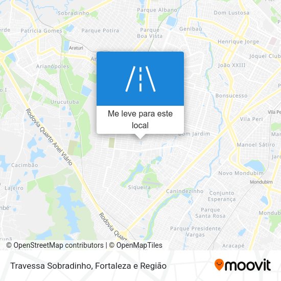 Travessa Sobradinho mapa