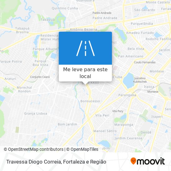 Travessa Diogo Correia mapa