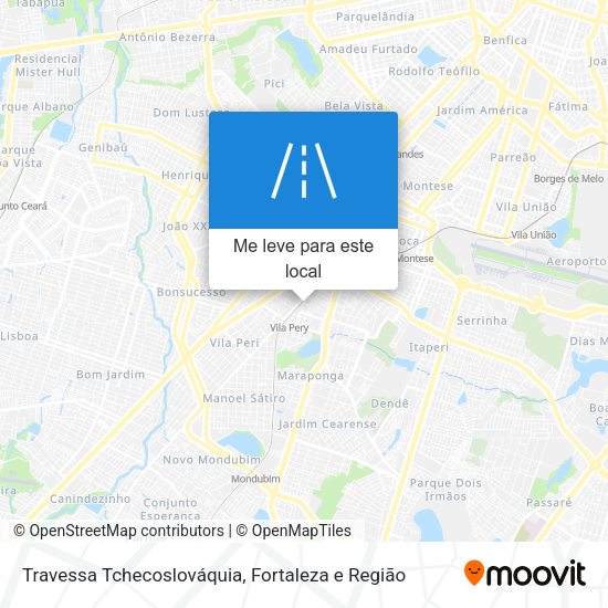 Travessa Tchecoslováquia mapa