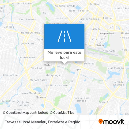 Travessa José Meneleu mapa