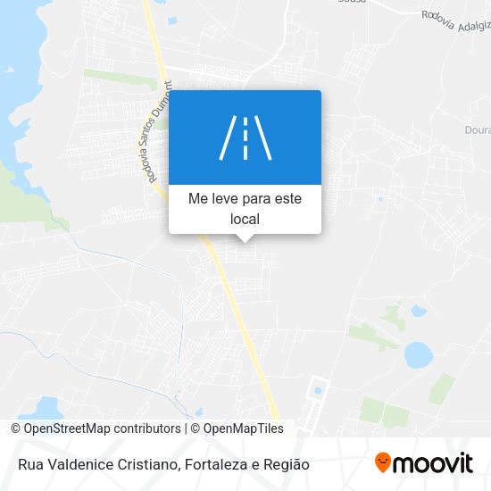 Rua Valdenice Cristiano mapa