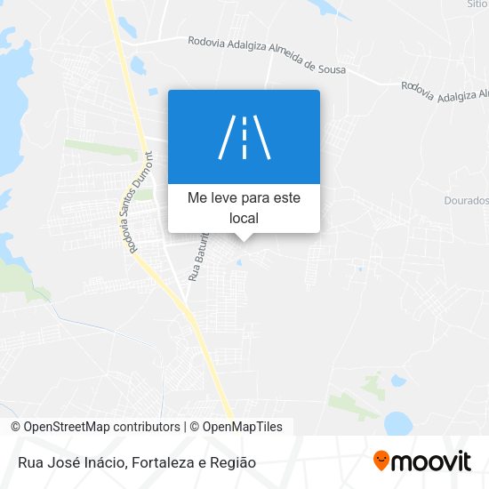 Rua José Inácio mapa