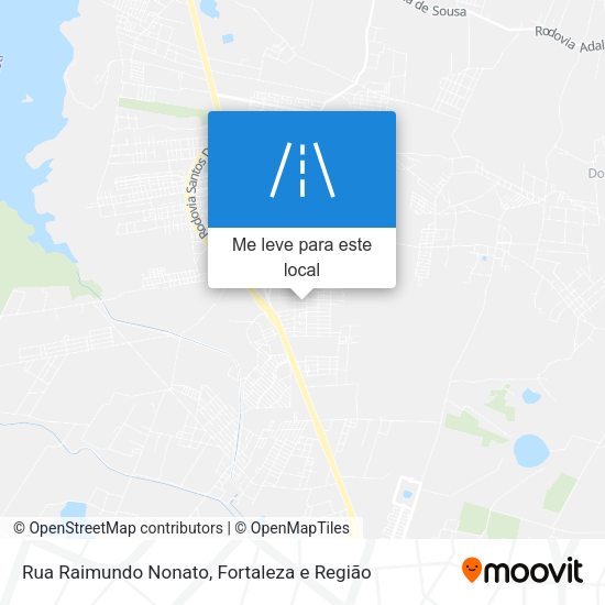 Rua Raimundo Nonato mapa