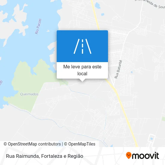Rua Raimunda mapa