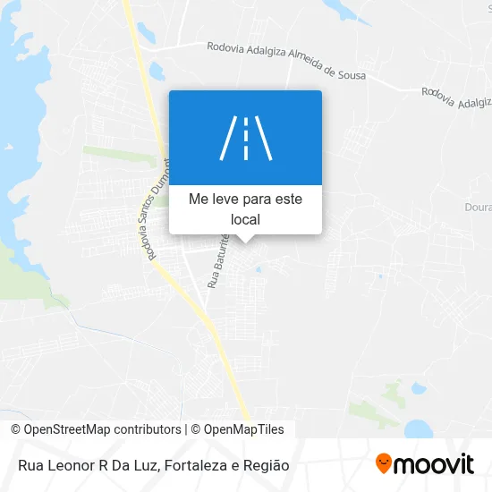 Rua Leonor R Da Luz mapa