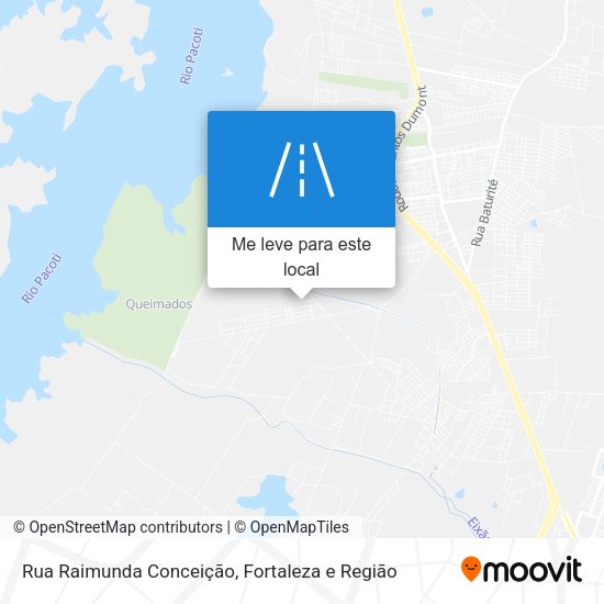 Rua Raimunda Conceição mapa