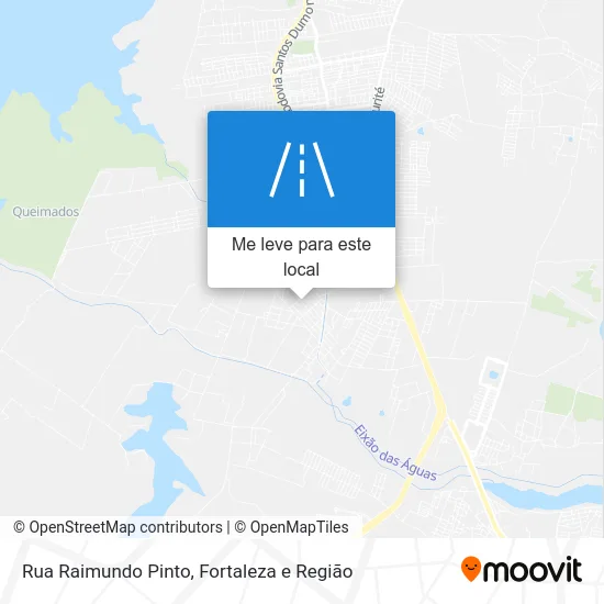 Rua Raimundo Pinto mapa