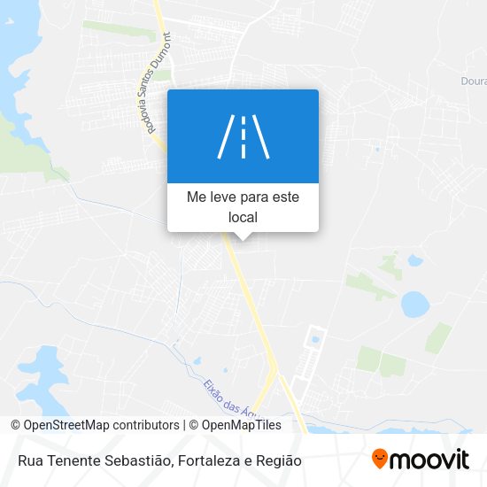 Rua Tenente Sebastião mapa