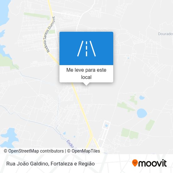 Rua João Galdino mapa