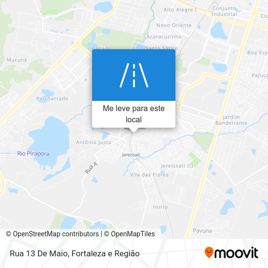 Rua 13 De Maio mapa