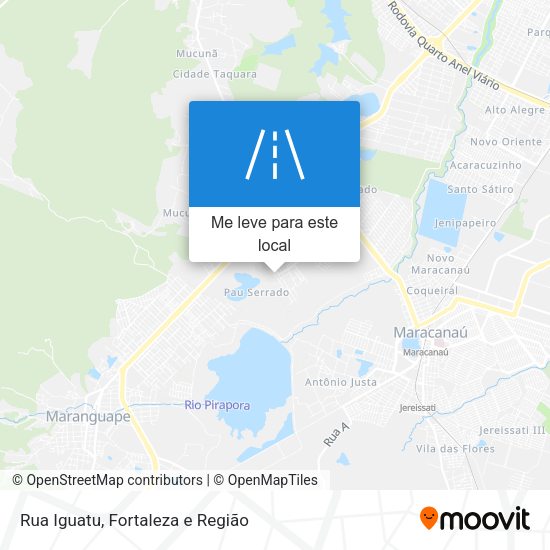 Rua Iguatu mapa