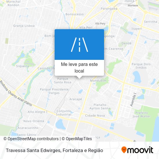 Travessa Santa Edwirges mapa