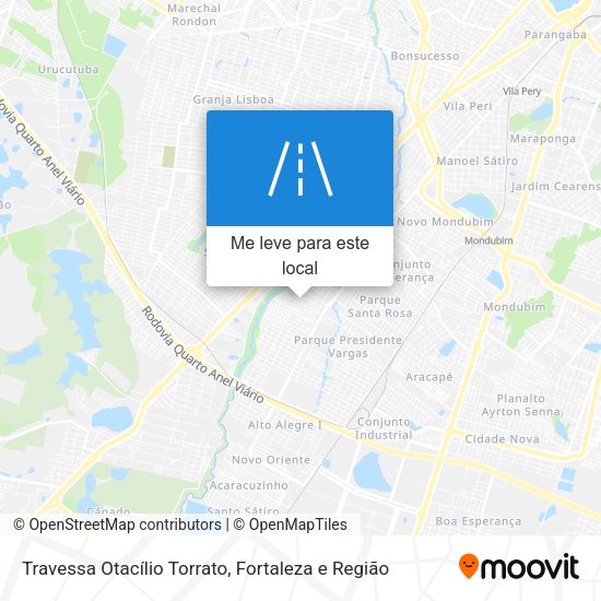 Travessa Otacílio Torrato mapa