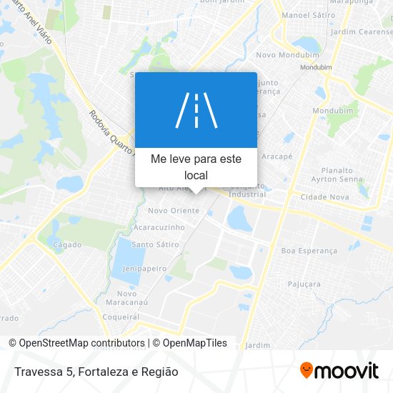 Travessa 5 mapa