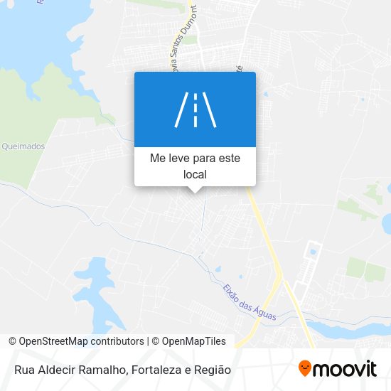 Rua Aldecir Ramalho mapa