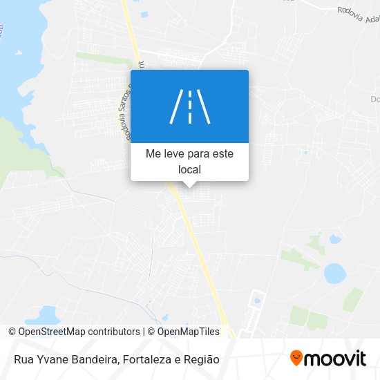 Rua Yvane Bandeira mapa