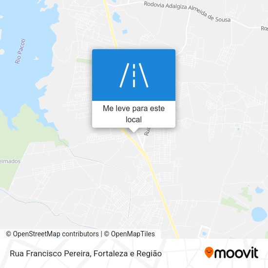 Rua Francisco Pereira mapa