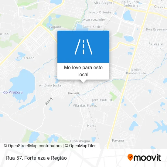 Rua 57 mapa