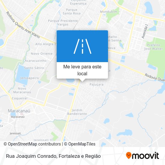 Rua Joaquim Conrado mapa