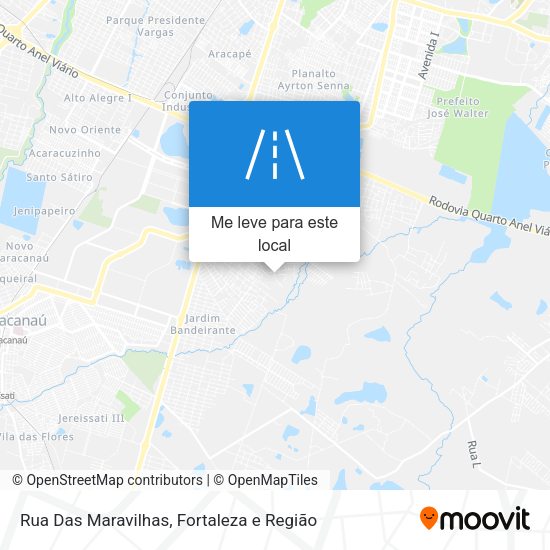 Rua Das Maravilhas mapa