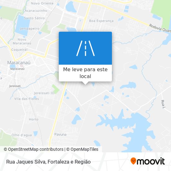 Rua Jaques Silva mapa