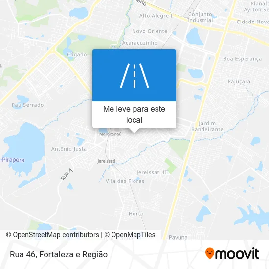 Rua 46 mapa