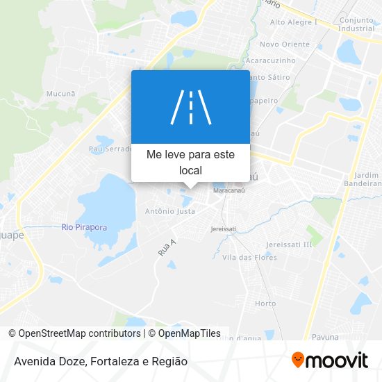 Avenida Doze mapa