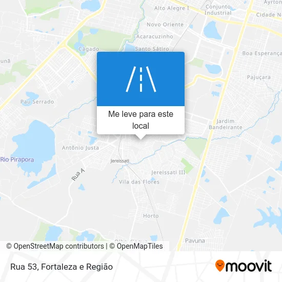 Rua 53 mapa