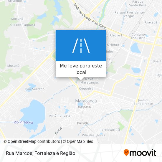 Rua Marcos mapa