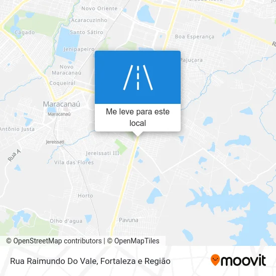 Rua Raimundo Do Vale mapa