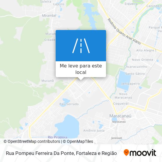 Rua Pompeu Ferreira Da Ponte mapa