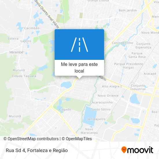 Rua Sd 4 mapa