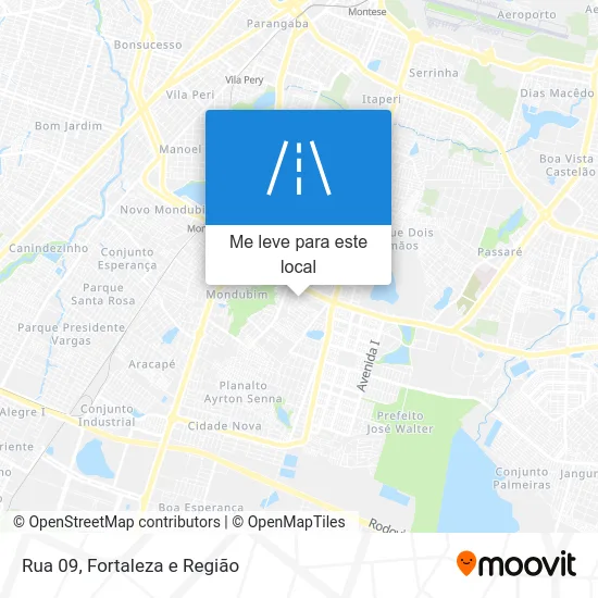 Rua 09 mapa