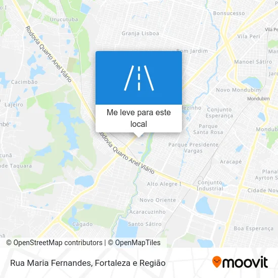 Rua Maria Fernandes mapa