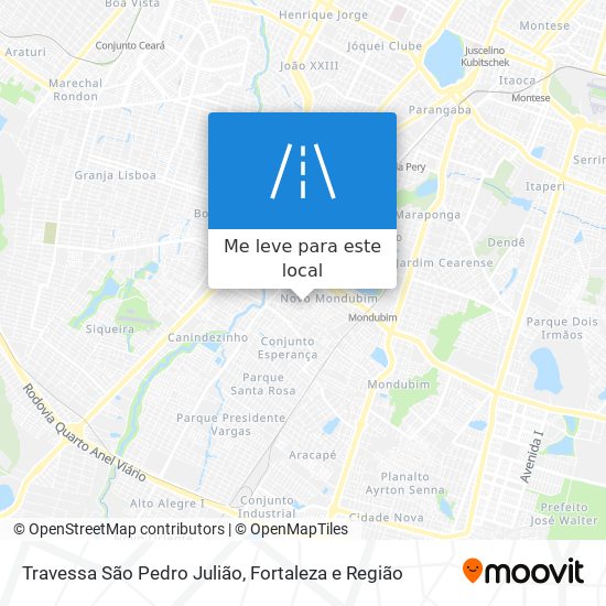 Travessa São Pedro Julião mapa