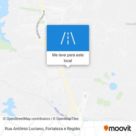 Rua Antônio Luciano mapa