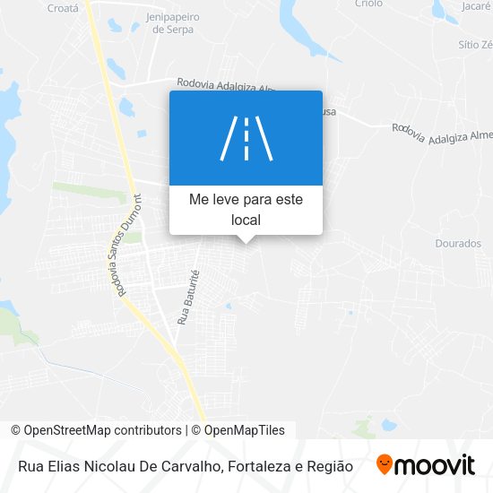 Rua Elias Nicolau De Carvalho mapa