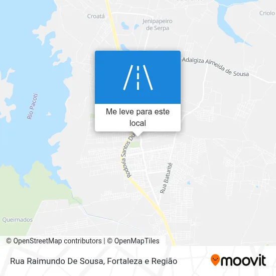 Rua Raimundo De Sousa mapa