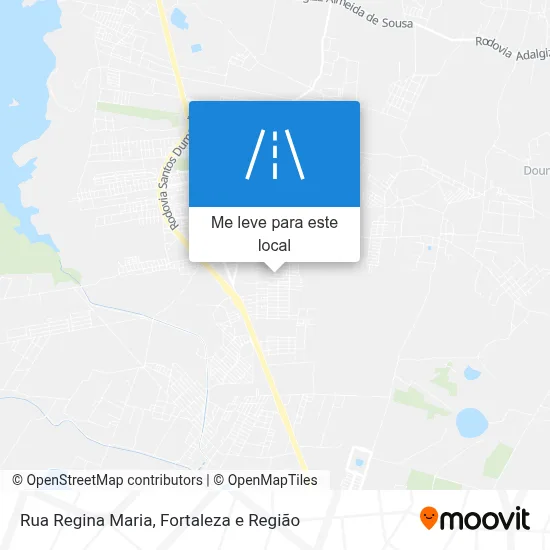 Rua Regina Maria mapa