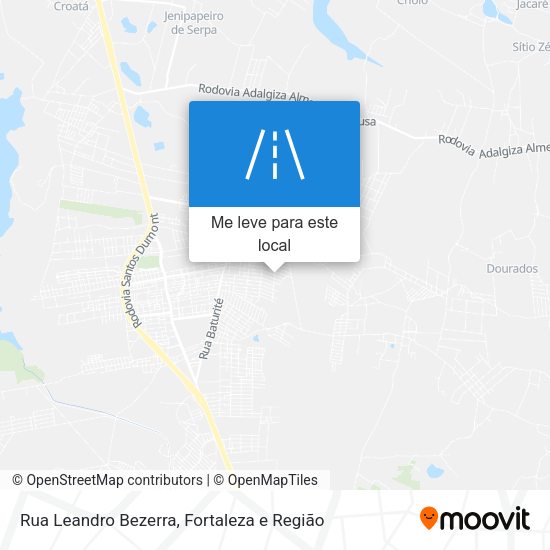 Rua Leandro Bezerra mapa