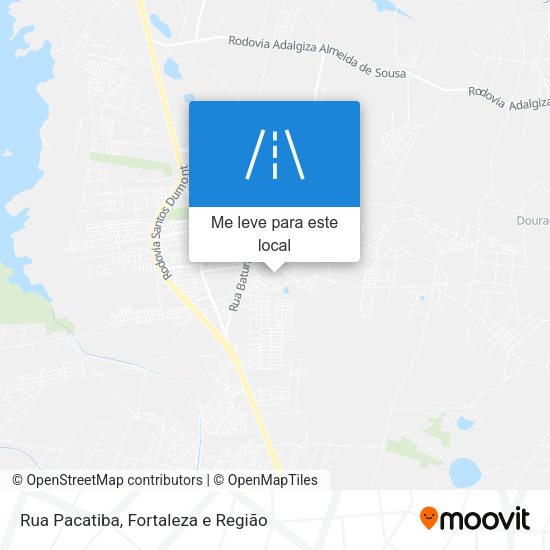 Rua Pacatiba mapa