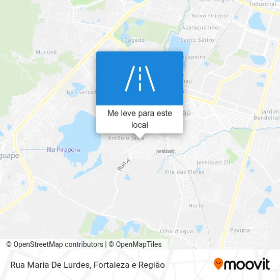 Rua Maria De Lurdes mapa