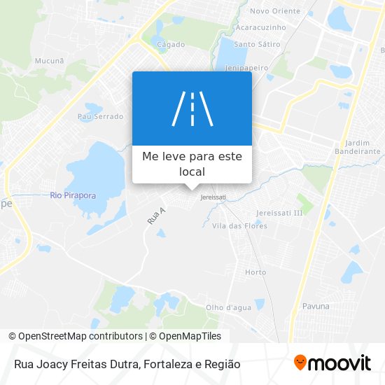 Rua Joacy Freitas Dutra mapa