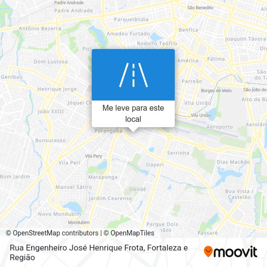 Rua Engenheiro José Henrique Frota mapa