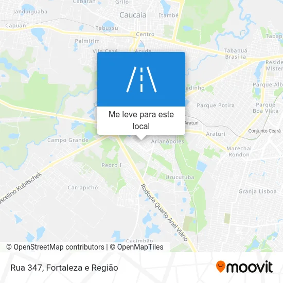 Rua 347 mapa