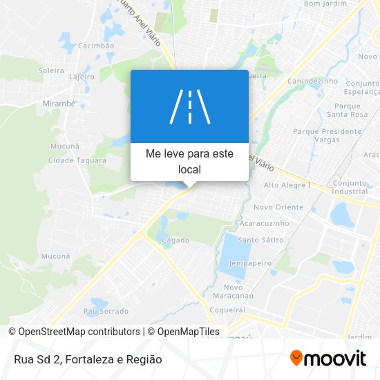 Rua Sd 2 mapa