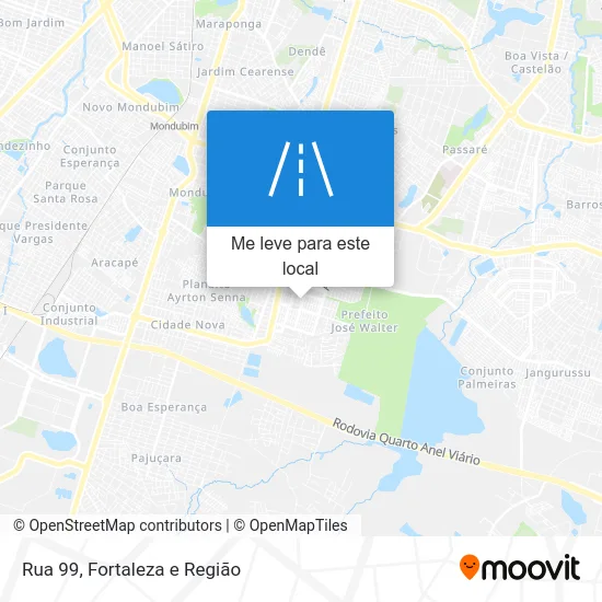 Rua 99 mapa