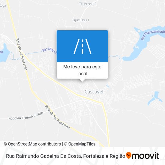 Rua Raimundo Gadelha Da Costa mapa