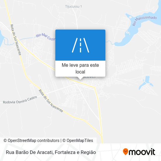 Rua Barão De Aracati mapa