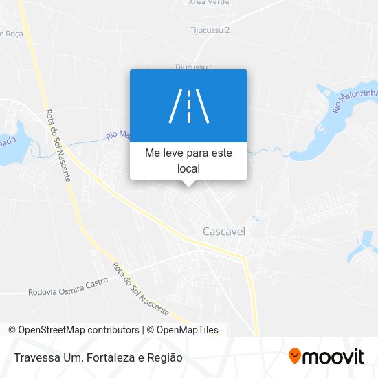 Travessa Um mapa